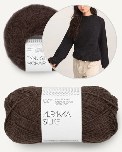Franky Pullover - Alpaca Silk Mohair | delicate and soft with a silky drape