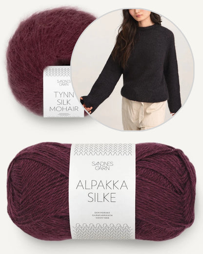 Franky Pullover - Alpaca Silk Mohair | delicate and soft with a silky drape