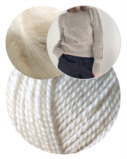 LeKnit abi Blouse mit Wild & Soft und Kid Seta von Gepard Garn 11