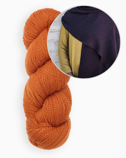 Gard Shawl | soft square pattern in Tynd by Woolfolk