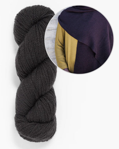 Gard Shawl | soft square pattern in Tynd by Woolfolk