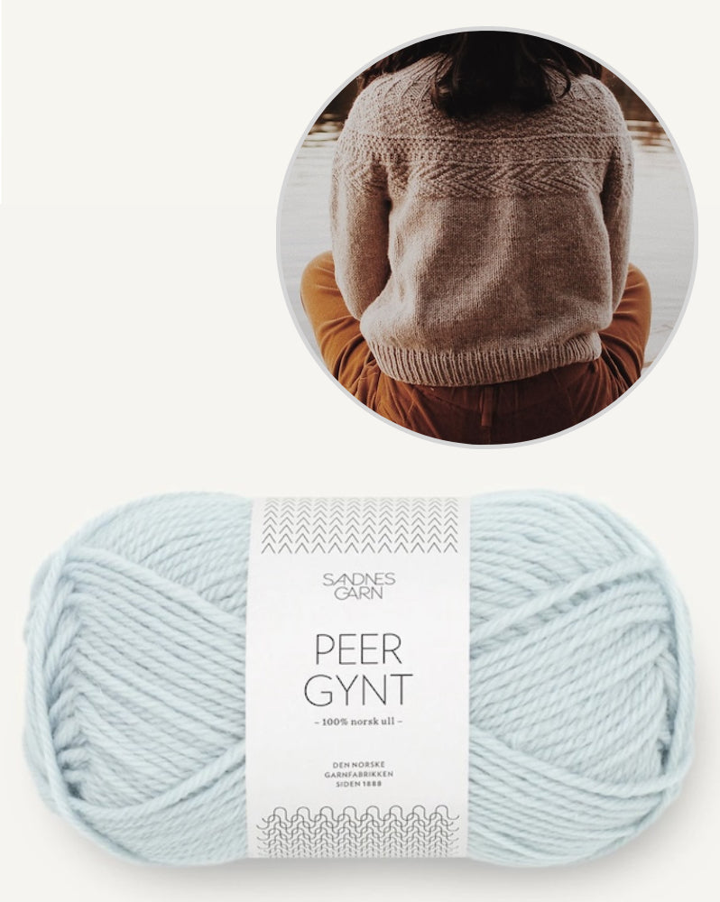 The Petite Knitter Geologica Sweater mit Peer Gynt von Sandnes Garn 14