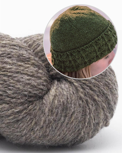 Greenermakes Ginkgo Biloba Hat mit Bio Shetland von BC Garn 10