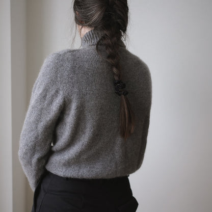 Delphine Sweater | col roulé ultra doux en cachemire classique de Cardiff