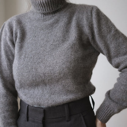 Delphine Sweater | col roulé ultra doux en cachemire classique de Cardiff