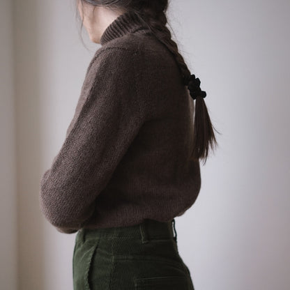 Delphine Sweater | col roulé ultra doux en cachemire classique de Cardiff