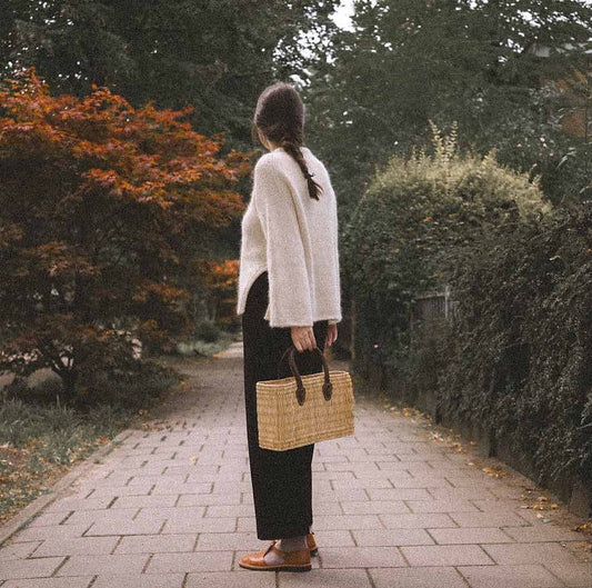 Nido Sweater | casually soft sweater made from Le Coton & Alpaca by Biches & Bûches