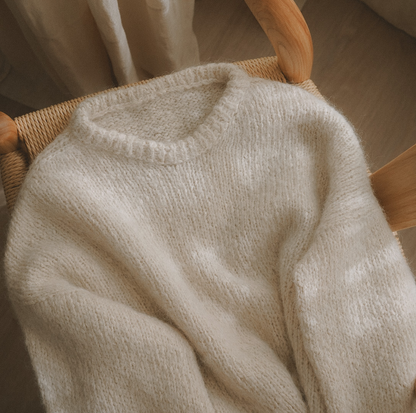 Nido Sweater | afslappet blød sweater af Le Coton & Alpaca fra Biches & Bûches