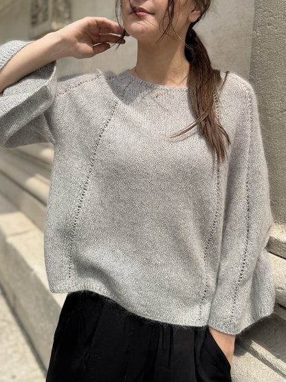 Breath Blouse | zarte A-Linien aus Pinta und Mohair Bliss von Pascuali