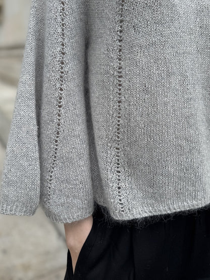 Breath Blouse | zarte A-Linien aus Pinta und Mohair Bliss von Pascuali
