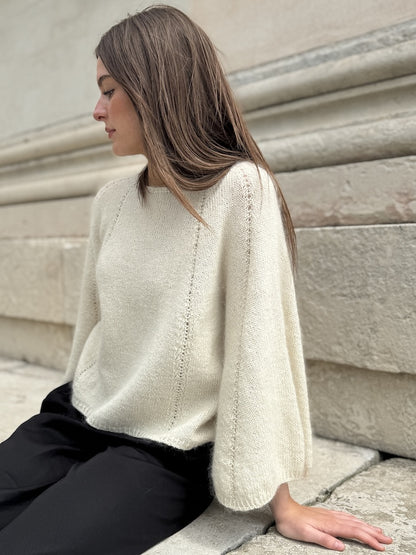 Breath Blouse | zarte A-Linien aus Pinta und Mohair Bliss von Pascuali