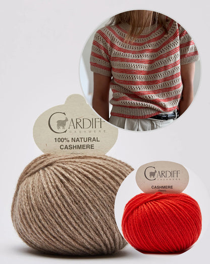 Halo Loop Tee von Other Loops mit Classic Cashmere von Cardiff 18