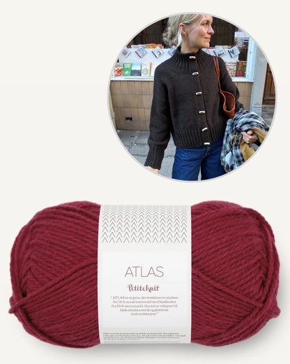 Hannah Jacket | Basic Jacke aus Atlas von Sandnes Garn
