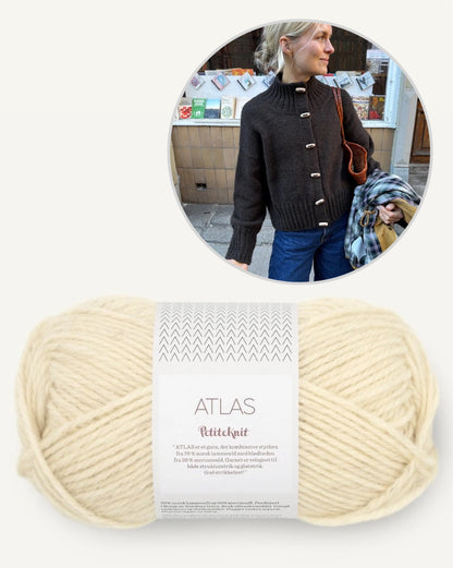 Hannah Jacket | Basic Jacke aus Atlas von Sandnes Garn