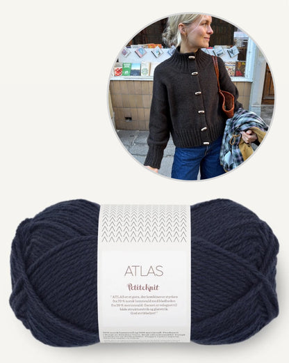 Hannah Jacket | Basic Jacke aus Atlas von Sandnes Garn