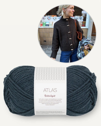 Hannah Jacket | Basic Jacke aus Atlas von Sandnes Garn