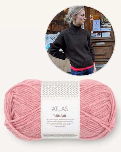Hannah Sweater O-Neck | lässiger oversize Sweater aus Atlas von PetiteKnit