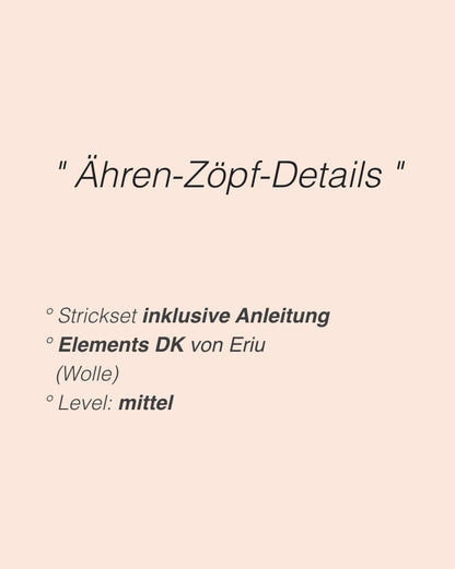 Harvest Trui | zachte vlechten van Elements DK van Eriu