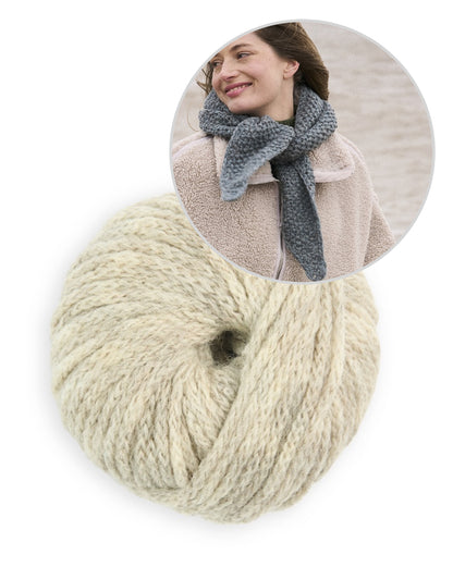 Hazel Scarf | warmes Tuch aus Sheepsoft Fibreknit von Bramble & Fleece