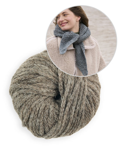 Hazel Scarf | warmes Tuch aus Sheepsoft Fibreknit von Bramble & Fleece