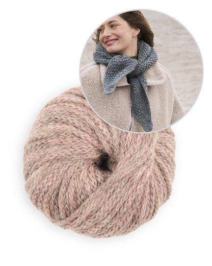 Hazel Scarf | warmes Tuch aus Sheepsoft Fibreknit von Bramble & Fleece