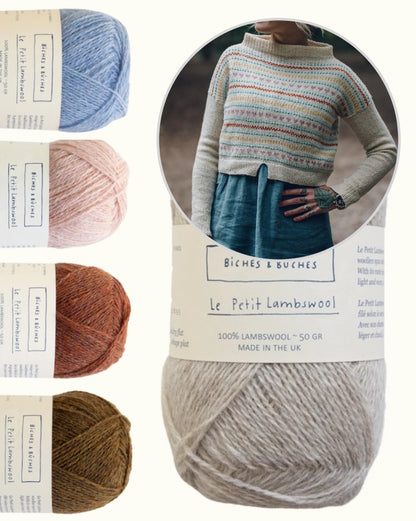 Heartstring Sweater | zarte Herzen aus Le Petit Lambswool von Biches & Bûches