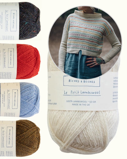 Heartstring Sweater | zarte Herzen aus Le Petit Lambswool von Biches & Bûches