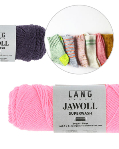 Hello Sailor Socks von Summer Lee mit Jawoll von Lang Yarns 21