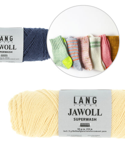 Hello Sailor Socks von Summer Lee mit Jawoll von Lang Yarns 18