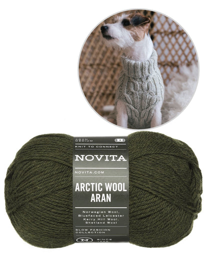 Hiljainen ilta Hundepullover | warm und robust aus Arctic Wool von Novita