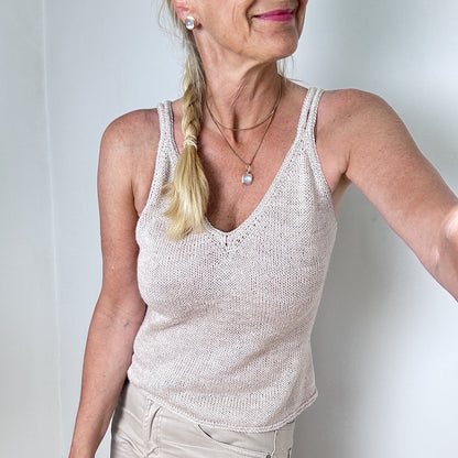 Tagliatelle Top | delicate camisole made from Summer Cashmere by Lana Grossa