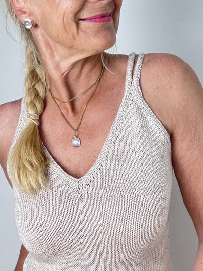 Tagliatelle Top | delicate camisole made from Summer Cashmere by Lana Grossa