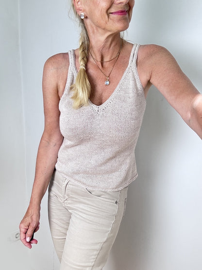 Tagliatelle Top | delicate camisole made from Summer Cashmere by Lana Grossa