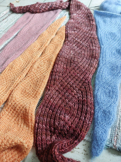 Ragna Shawl | Simple pattern made from Classic Cashmere by Cardiff