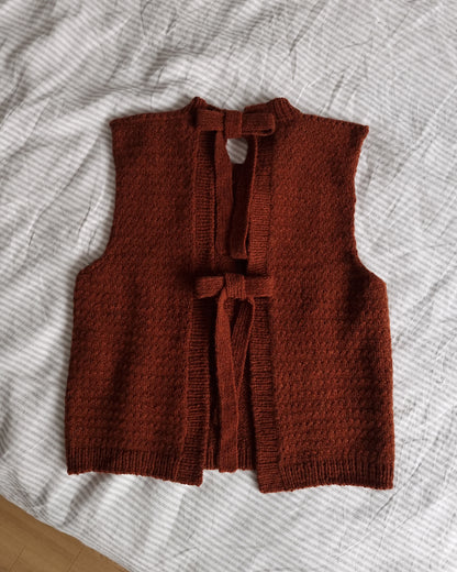 Terra Vest | beautiful bows from Le Petit Lambswool by Biches & Bûches