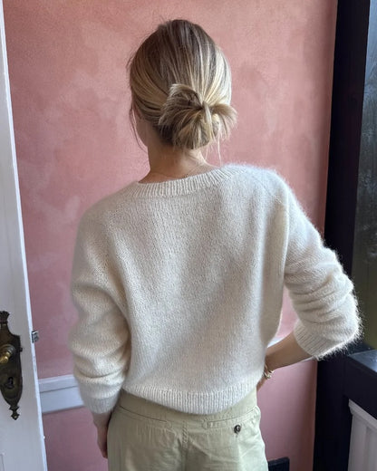 No Frills Sweater | casual classic made from Sunday and Primo Tynn Silk Mohair by Sandnes Garn