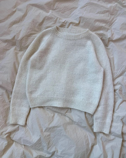 No Frills Sweater | casual classic made from Sunday and Primo Tynn Silk Mohair by Sandnes Garn
