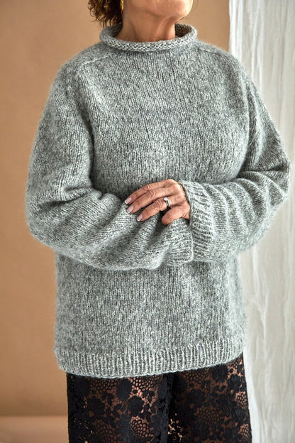 Ingridi pullover | lihtne ja mugav, valmistatud Novita Halausist ja Tuulist