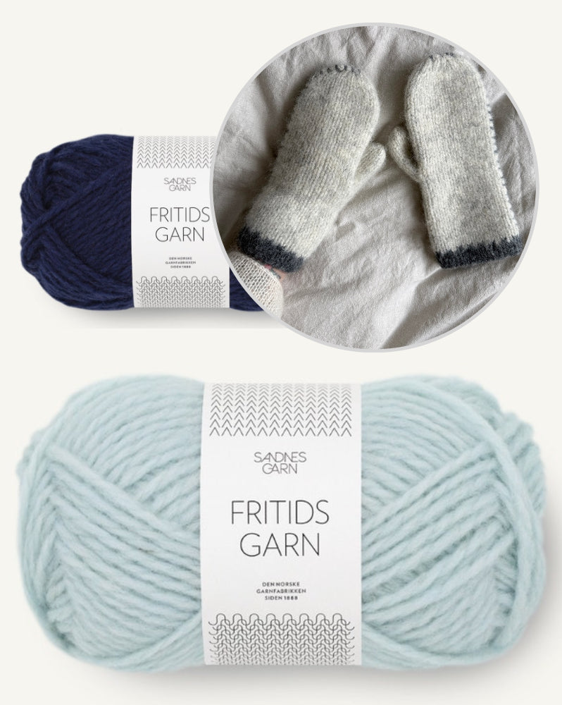 Novemberknits Io Mittens mit Fritidsgarn von Sandnes Garn 13