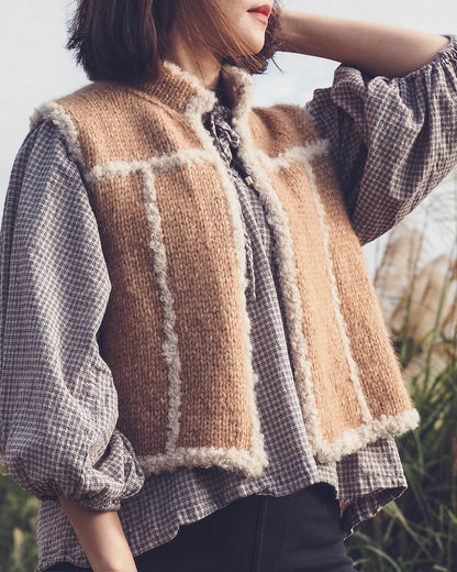 Mellow Vest | luxurious and classically beautiful from Cashmere Large and Curly by Cardiff