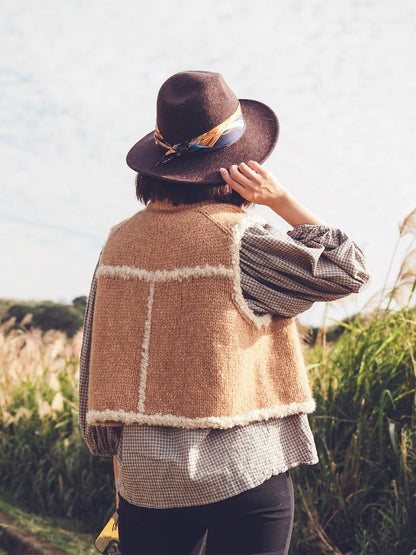Mellow Vest | luxurious and classically beautiful from Cashmere Large and Curly by Cardiff