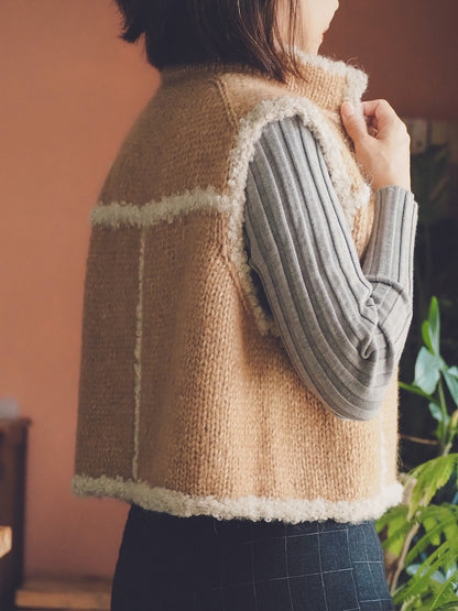 Mellow Vest | luxurious and classically beautiful from Cashmere Large and Curly by Cardiff