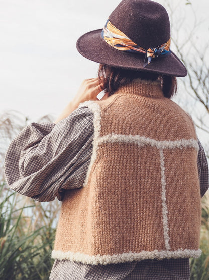 Mellow Vest | luxurious and classically beautiful from Cashmere Large and Curly by Cardiff