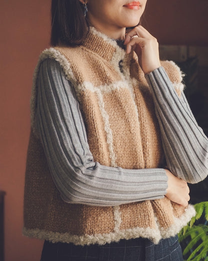 Mellow Vest | luxurious and classically beautiful from Cashmere Large and Curly by Cardiff