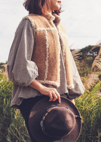 Mellow Vest | luxurious and classically beautiful from Cashmere Large and Curly by Cardiff