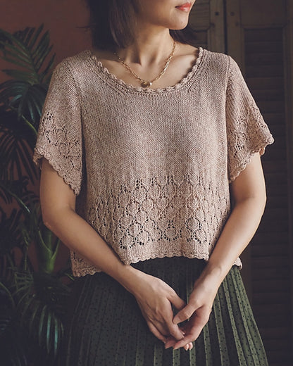 Irene Lin Shona Top mit Studio Linen von Erika Knight 1