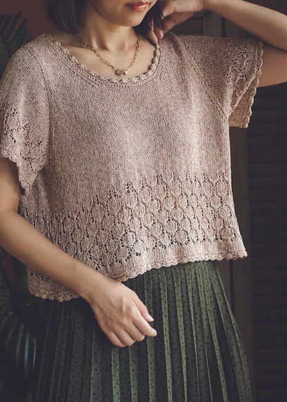 Irene Lin Shona Top mit Studio Linen von Erika Knight 2
