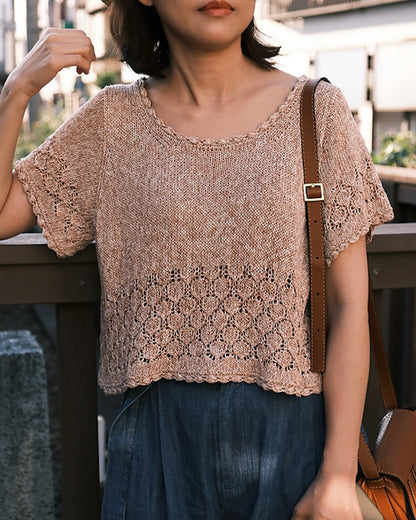 Irene Lin Shona Top mit Studio Linen von Erika Knight 3