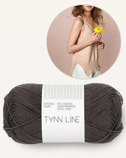 Iris Camisole | casual delicate top made from Tynn Line by Sandnes Garn