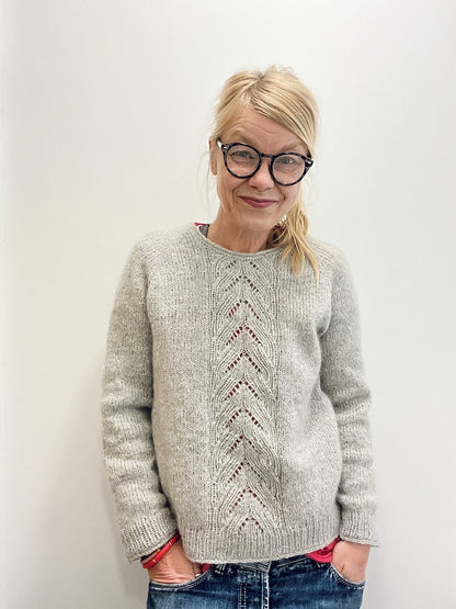 Pull Tresse | romantique en Le Petit Lambswool et Le Petit Silk & Mohair de Biches & Bûches